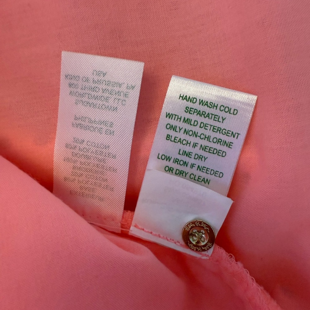 Lilly Pulitzer Shelona Coral Neon Sunburst Dress 10 - Picture 11 of 12